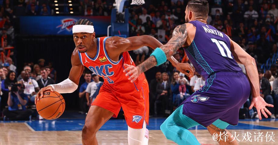 米勒28+6亚历山大21分 黄蜂客场掀翻雷霆爆冷获胜